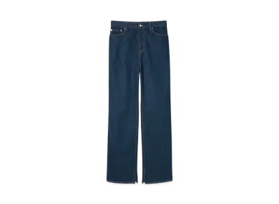 GUCCI Embroidered Denim Pants "Dark Blue"