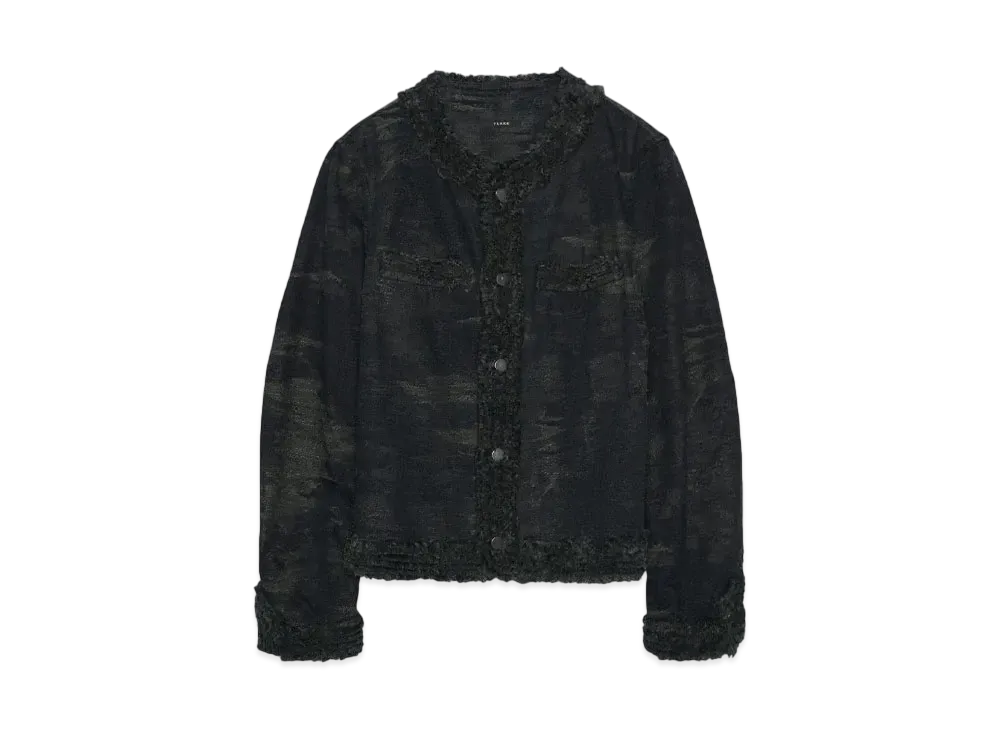 TAAKK SHORT DENIM JACKET "DARK NAVY"