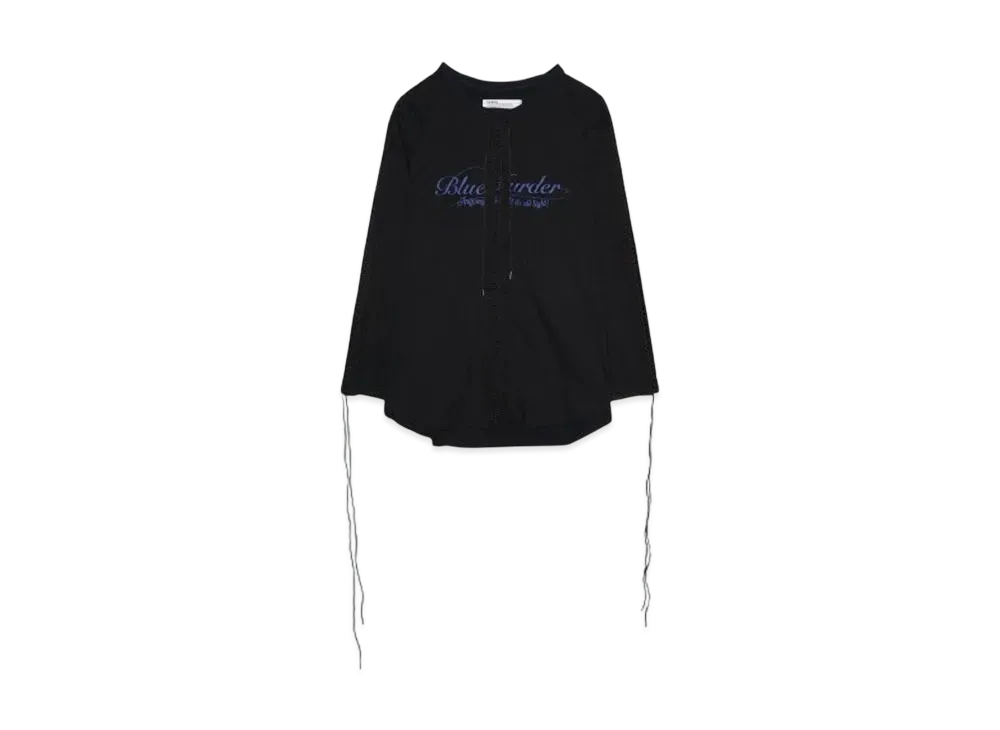 DAIRIKU "Blue Murder" Lace-Up Tee "BLACK"