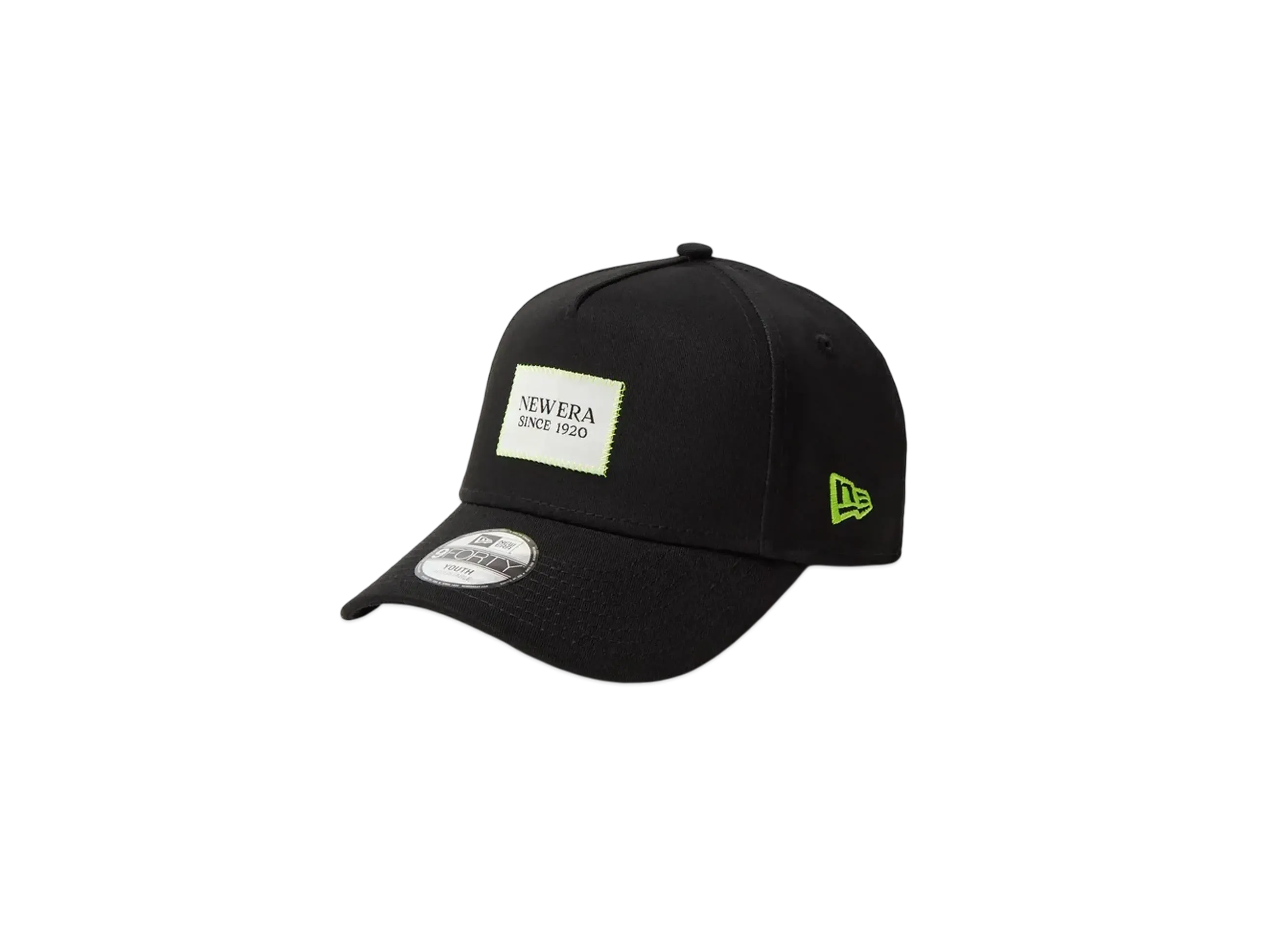 NEW ERA Youth 9Forty A-Frame Woven Patch "Black"