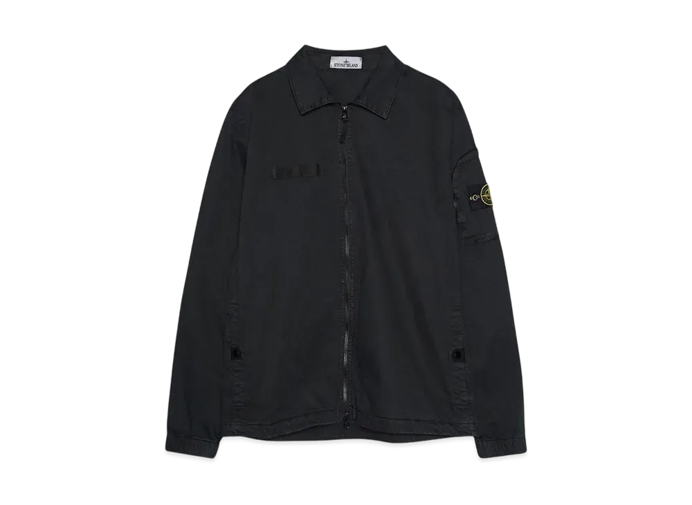 STONE ISLAND OVERSHIRT "BLACK"