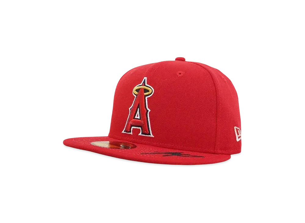 NEW ERA 59Fifty Shohei Ohtani American League MVP & Home Runs Leaders Los Angeles Angels "Scarlet"
