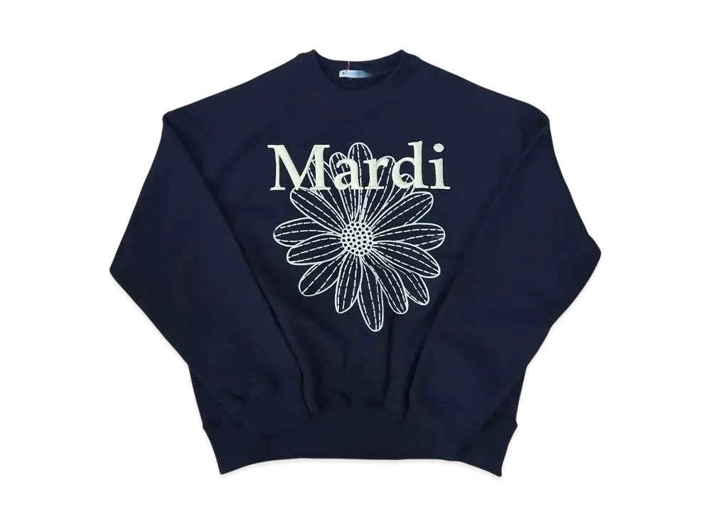 Mardi Mercredi Sweatshirt Flowermardi Needlework "Black Lemon"