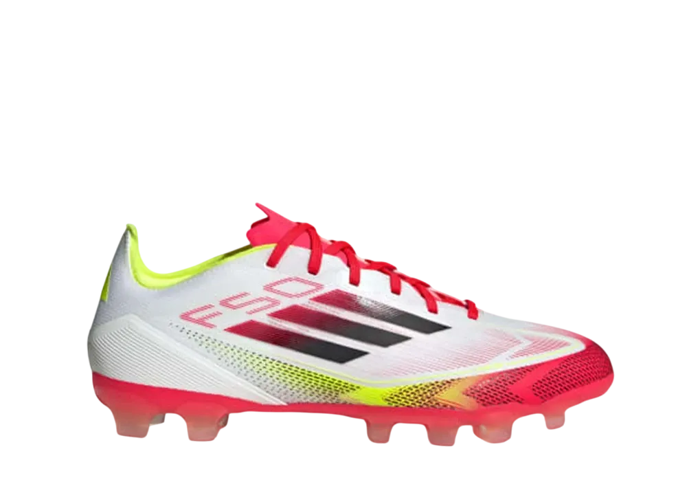 adidas F50 Pro HG/AG "Cloud White/Core Black/Solar Yellow"