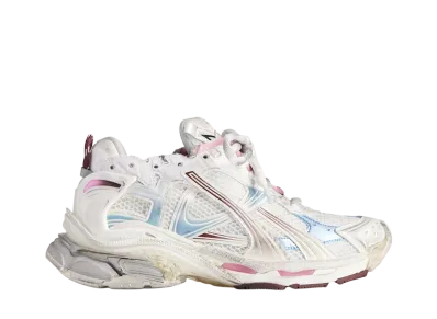 バレンシアガ ウィメンズ ランナー グラディエント スニーカー "ホワイト/ブラウン/ブルー/ピンク/グレー"