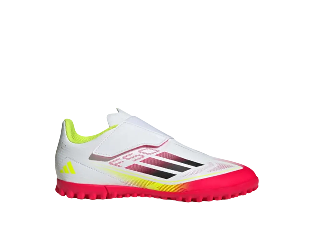 adidas GS F50 Club TF H&L "Cloud White/Core Black/Solar Yellow"