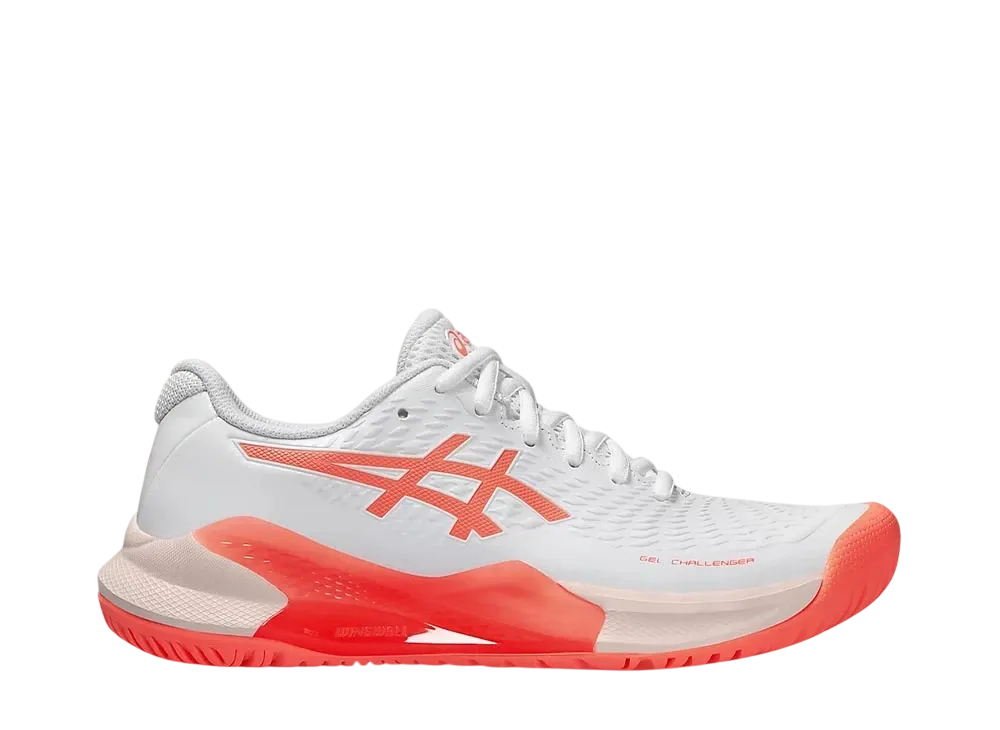 アシックス ウィメンズ ゲルチャレンジャー14 "ホワイト/サンコーラル" (オールコート)