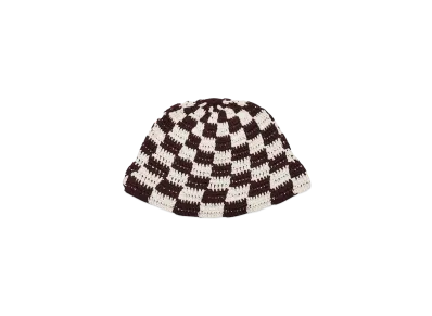 Bal HAND KNIT BUCKET HAT "BROWN"