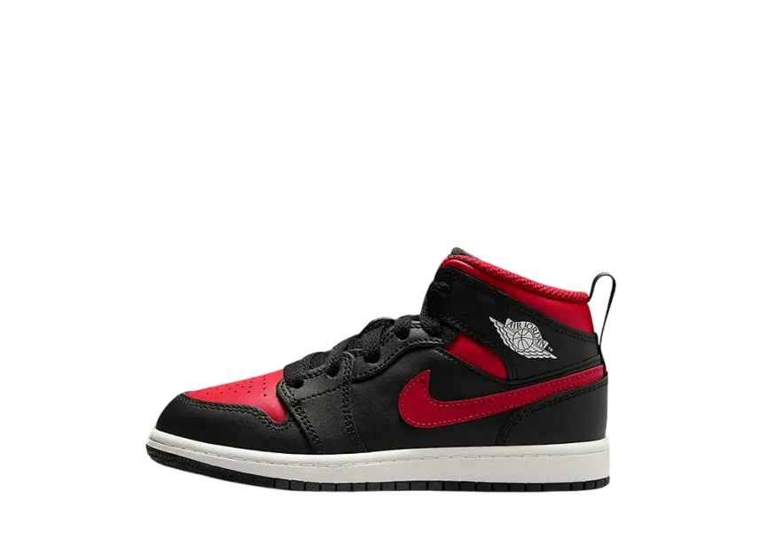 ナイキ PS エアジョーダン1 ミッド "ブレッド" (キッズ)