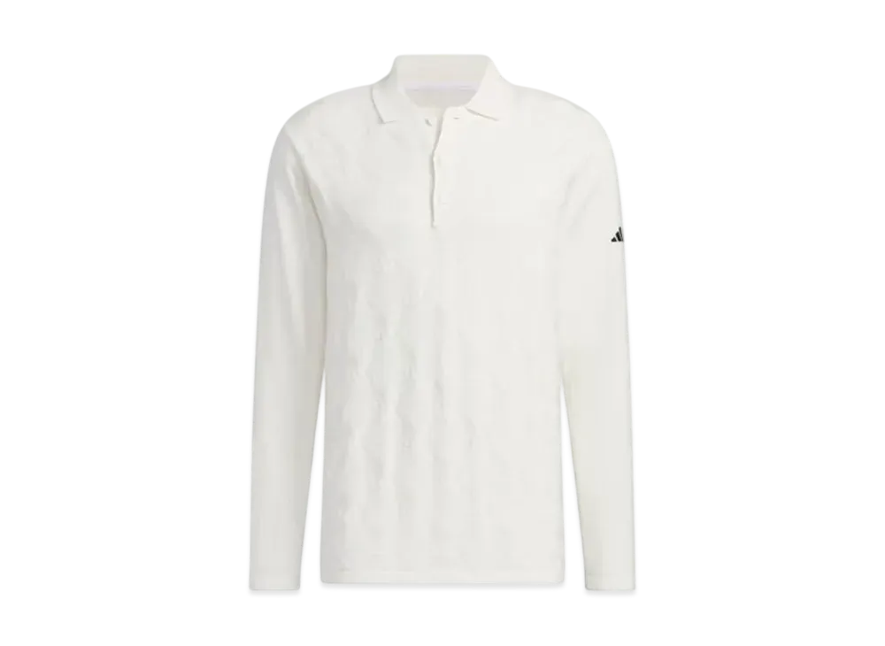 adidas Argyle Sweater Polo "White"