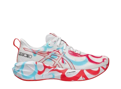 Asics Women's Novablast 5 Tokyo "White/Coral Reef"