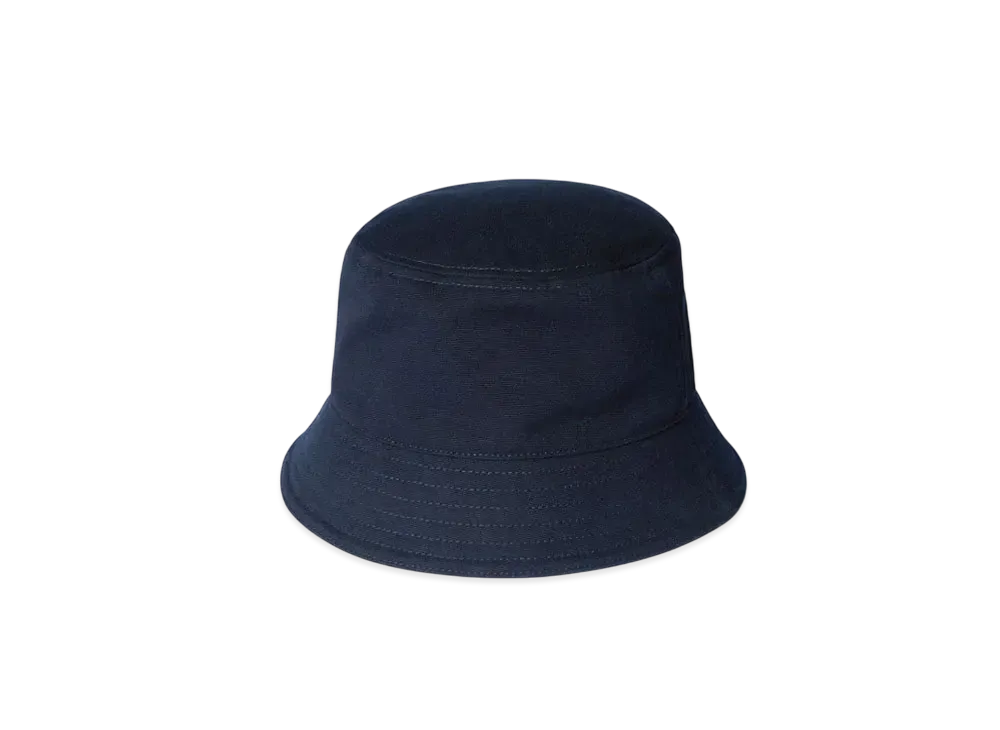GUCCI Cotton Canvas Bucket Hat "Dark Blue"