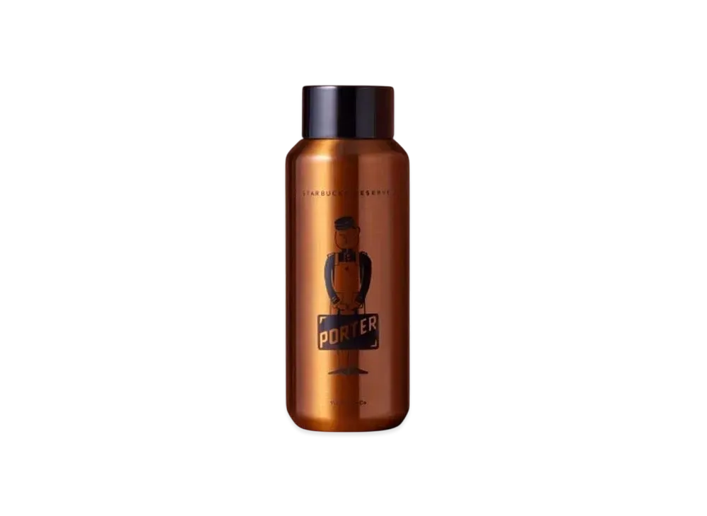 PORTER x STARBUCKS Reserve Recycled Stainless Bottle 355ml "Copper"