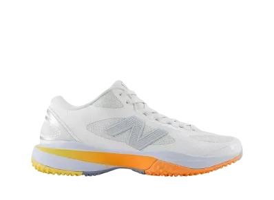 New Balance FreezeLX V5 Turf "White/Ice Blue/Hot Mango"