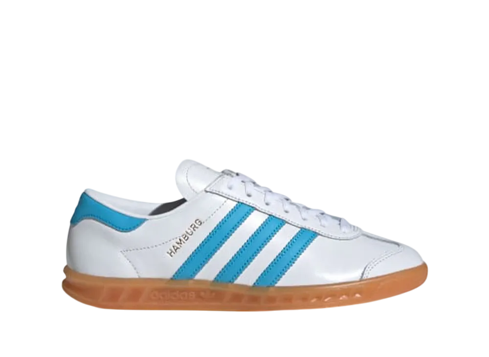 アディダスオリジナルス ウィメンズ ハンブルグ "クラウドホワイト/スカイラッシュ/ガム"