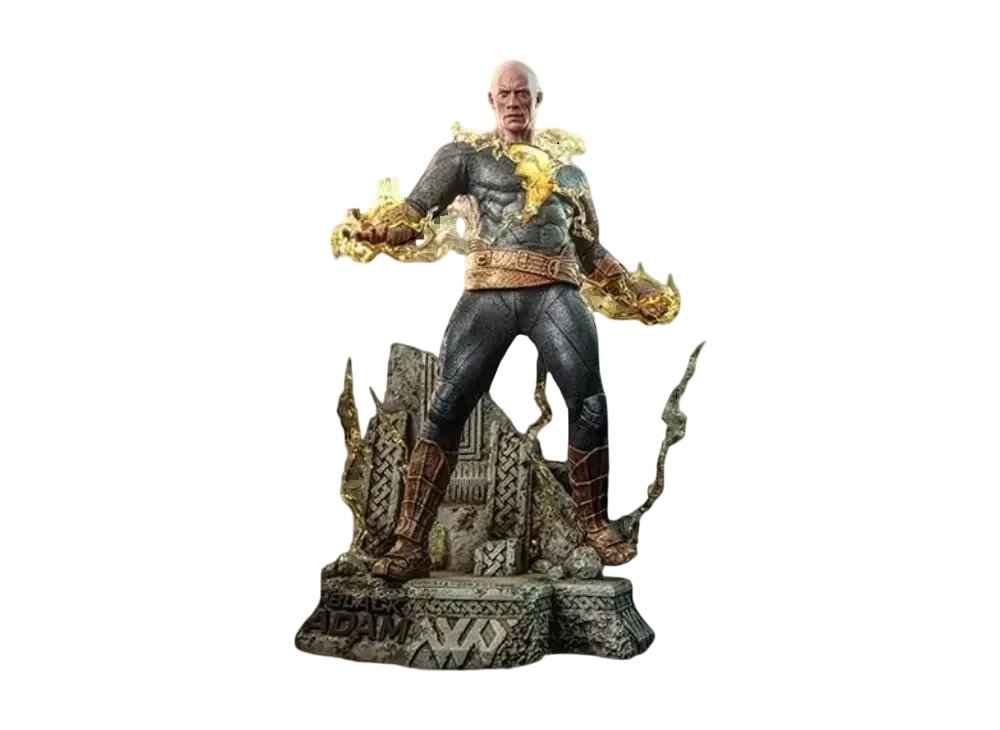 Hot Toys "Movie Masterpiece Deluxe" -Black Adam- 1/6 Scale Fully Poseable Figure: Black Adam (Golden Armor)