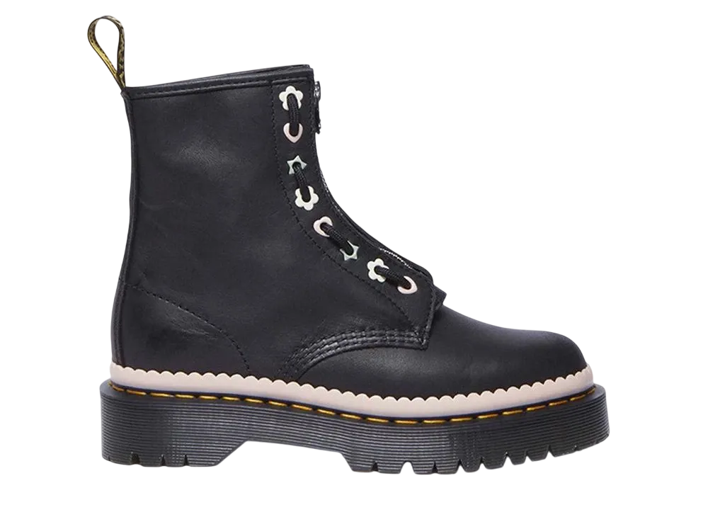 Dr.Martens Women's 1460 Pascal Bex Front Zip 8-Eye Boots "Black"