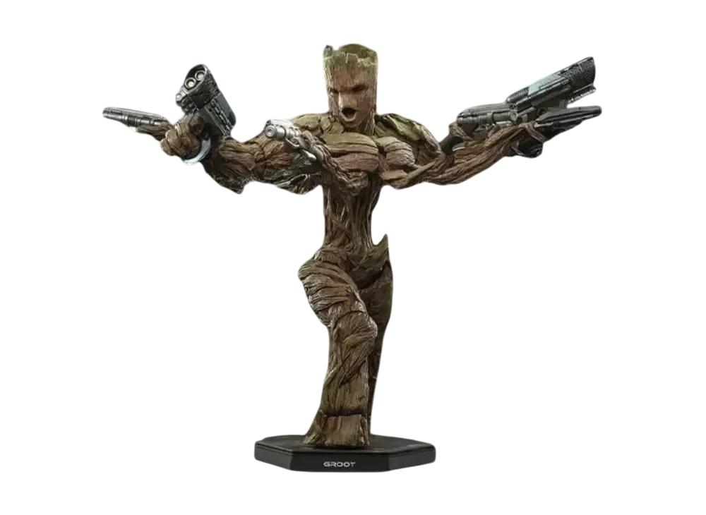Hot Toys "Movie Masterpiece" -Guardians of the Galaxy Vol.3- 1/6 Scale Fully Poseable Figure: Groot (Deluxe Version)