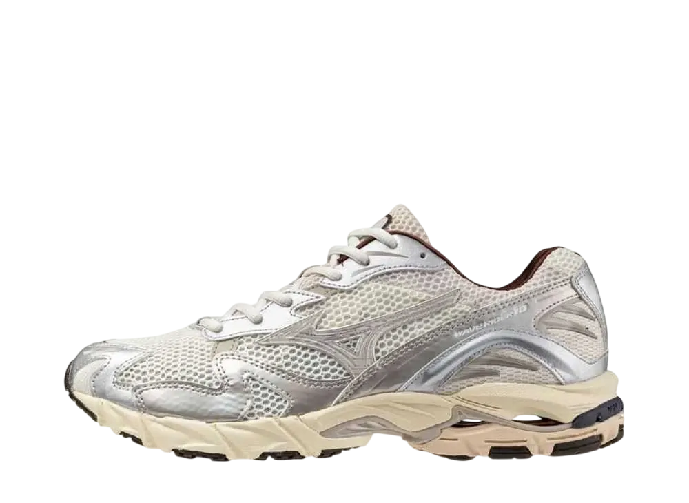 ミズノ ウェーブライダー10 "オフホワイト/ライトベージュ/ブラウン"