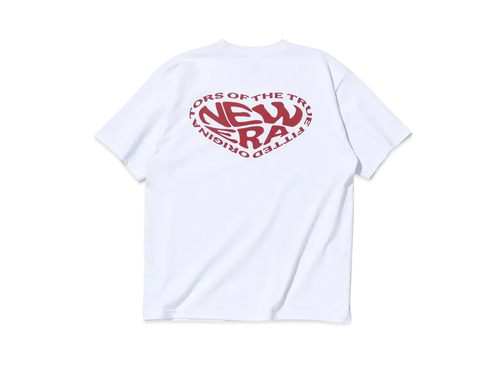 NEW ERA Short Sleeve Cotton T-shirt St. Valentine's Day Regular Fit "White"