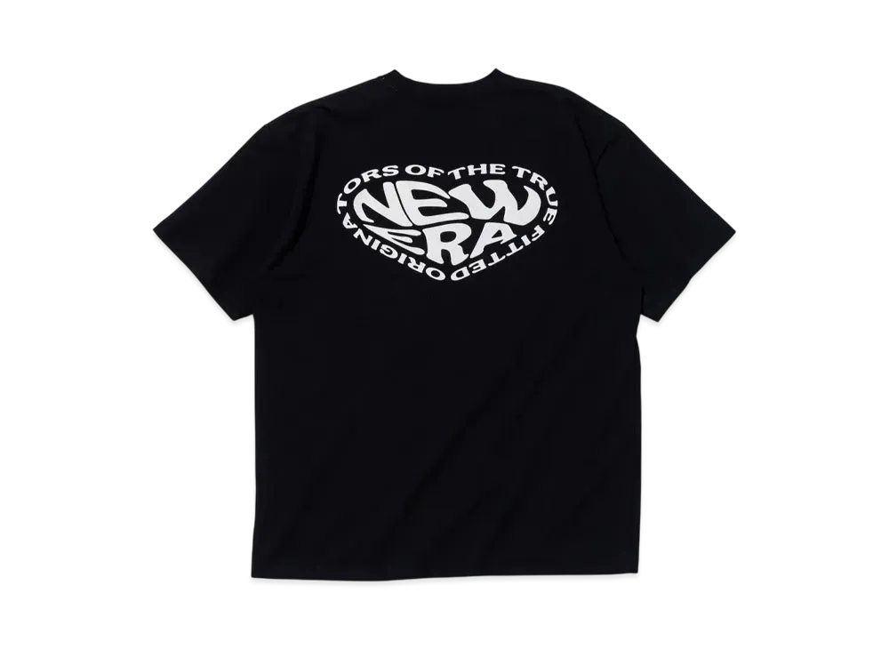 NEW ERA Short Sleeve Cotton T-shirt St. Valentine's Day Regular Fit "Black"