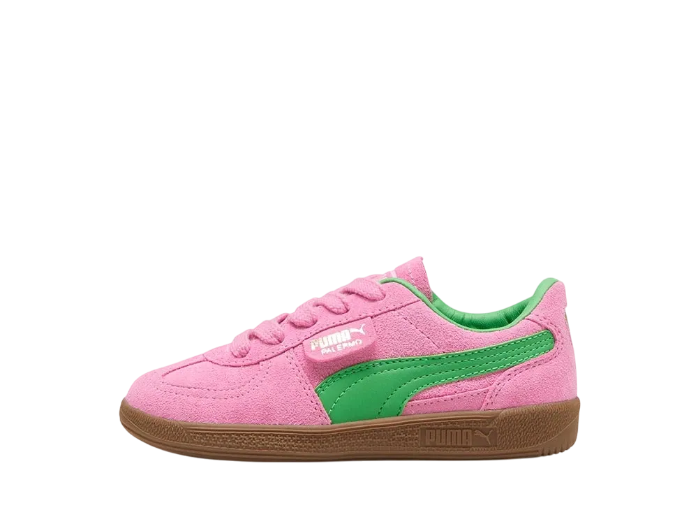 プーマ PS パレルモ スペシャル "ピンクディライト/プーマグリーン/ガム" (キッズ)