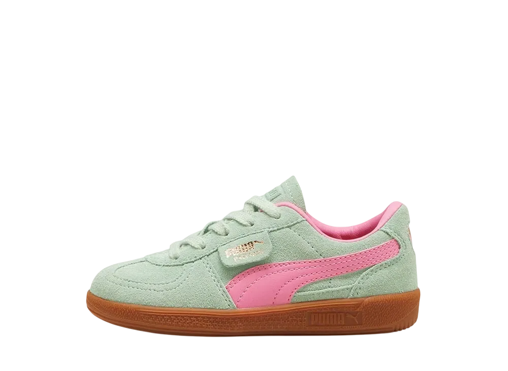 プーマ PS パレルモ "フレッシュミント/ファストピンク" (キッズ)