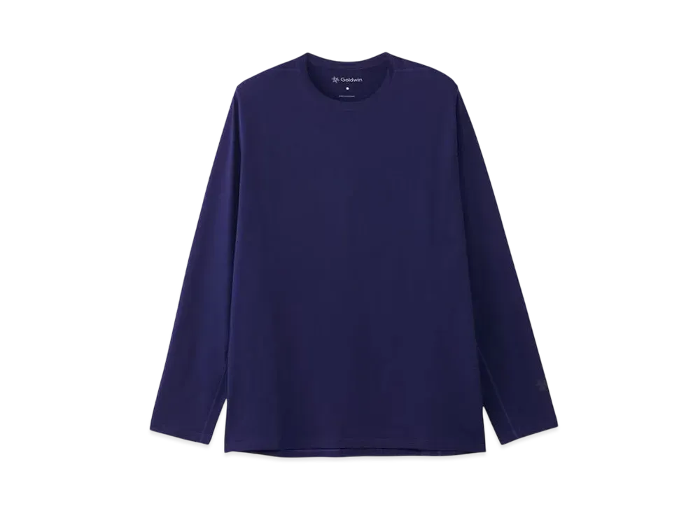Goldwin Waffle Dry Long Sleeve T-Shirt (Unisex) "Deep Cobalt"