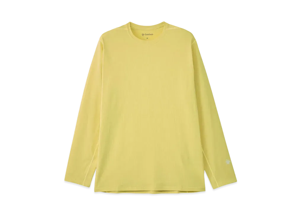 Goldwin Waffle Dry Long Sleeve T-Shirt (Unisex) "Lemongrass"