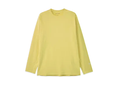 Goldwin Waffle Dry Long Sleeve T-Shirt (Unisex) "Lemongrass"