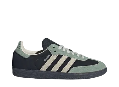 adidas Women's Samba OG "Core Black/Alumina/Silver Green"