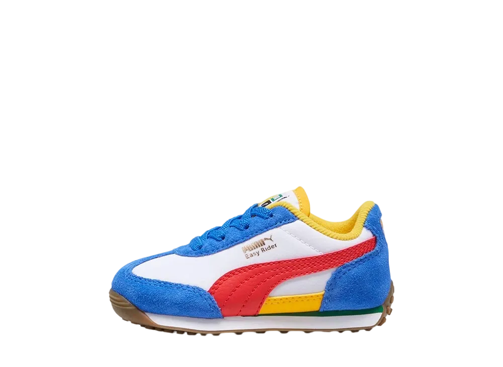 プーマ TD イージーライダー "プーマホワイト/プーマレッド" (キッズ)