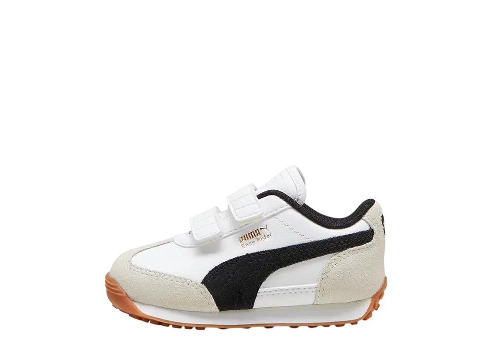 プーマ TD イージー ライダー ミックス "プーマホワイト/プーマブラック" (キッズ)