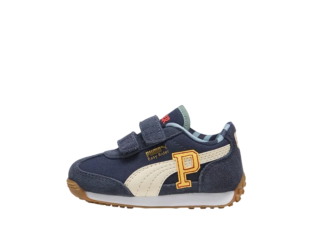 プーマ TD イージーライダー スーパー "ニューネイビー/アルパインスノー" (キッズ)