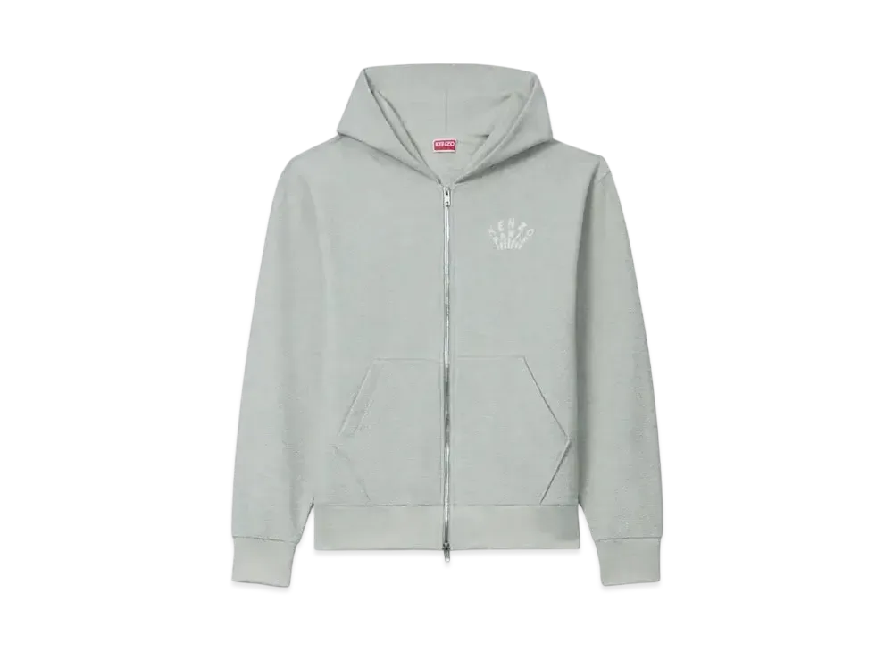 KENZO 'Dragonfly' Zip Hoodie "Pale Gray"