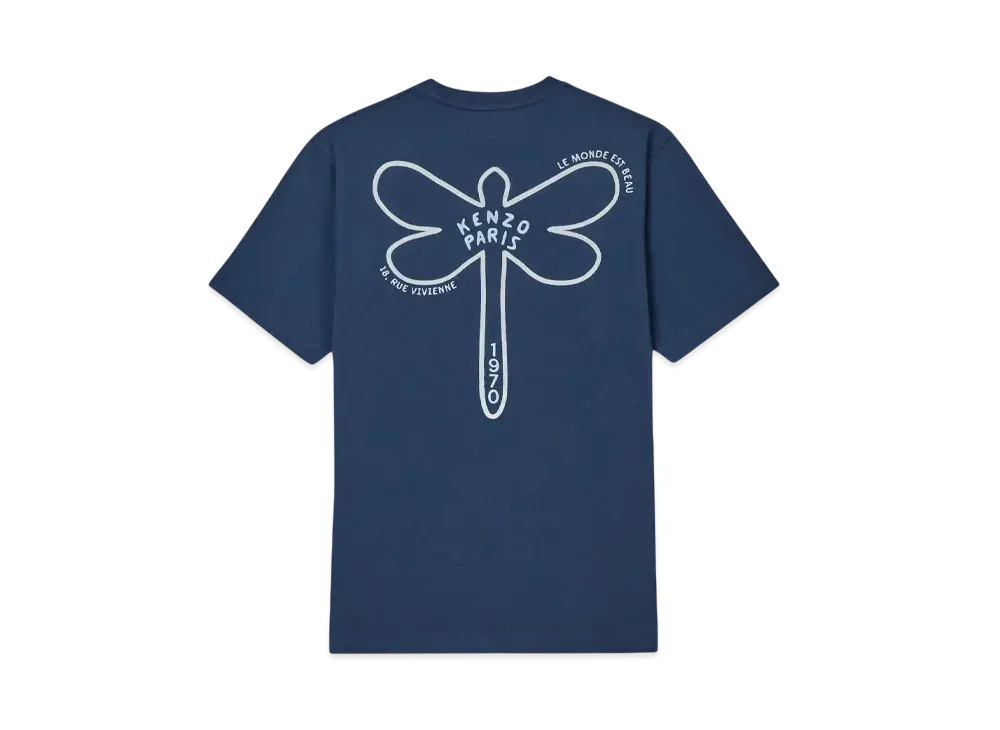 KENZO 'Dragonfly' Embroidery T-shirt "Midnight Blue"