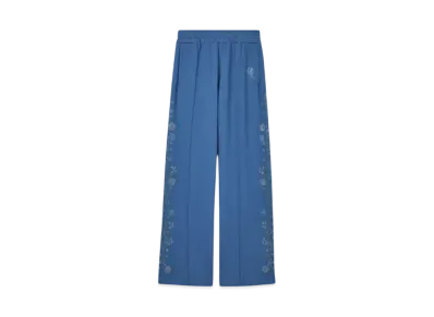KENZO 'Jungle Flower' Wide Leg Pants "Blue"