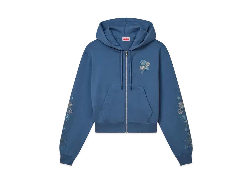 KENZO 'Jungle Flower' Hoodie "Blue"