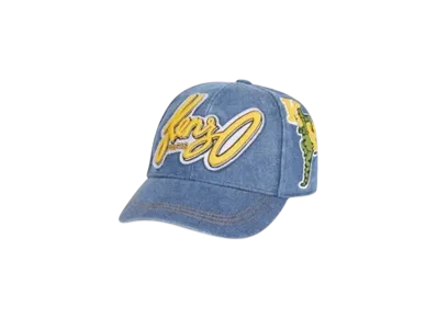 KENZO 'Blue Jungle' Denim Cap "Navy Blue"