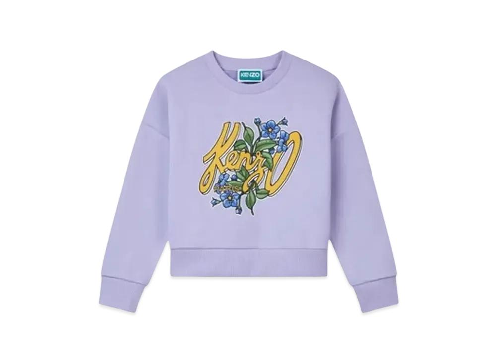 KENZO 'Blue Jungle' Cotton Sweat "Wisteria"
