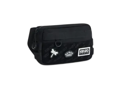 KENZO 'Jungle' Nylon Belt Bag "Black"