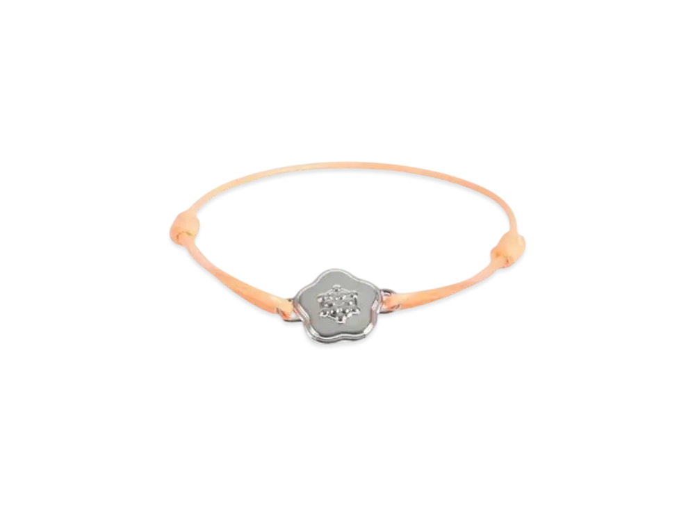 KENZO 'CREST' Friendship Bracelet "Medium Orange"