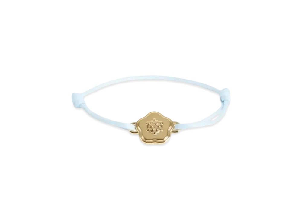KENZO 'CREST' Friendship Bracelet "Light Blue"