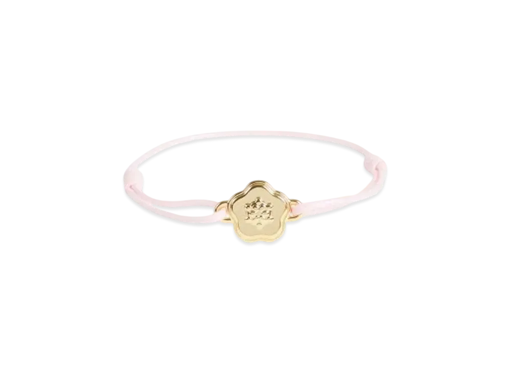 KENZO 'CREST' Friendship Bracelet "Faded Pink"