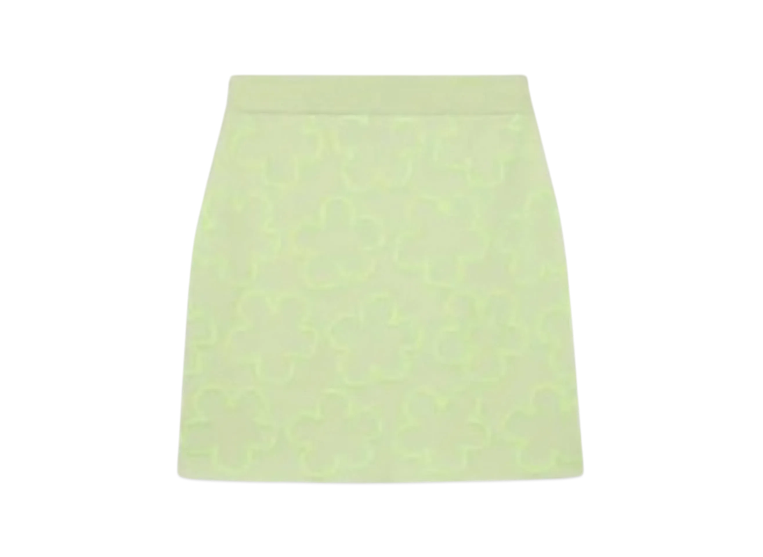 KENZO 'HANA DOTS' Embroidery Skirt "Lemon"