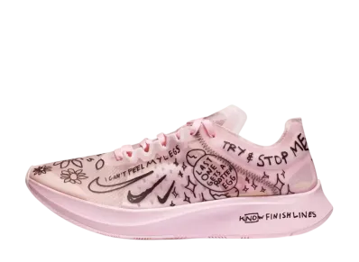 Nathan Bell × Nike Zoom Fly SP "White/Pink Foam/Black"