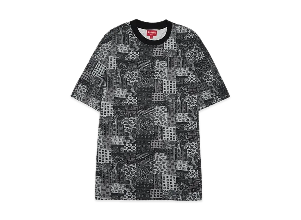 Supreme Patchwork Paisley S/S Top "Black"