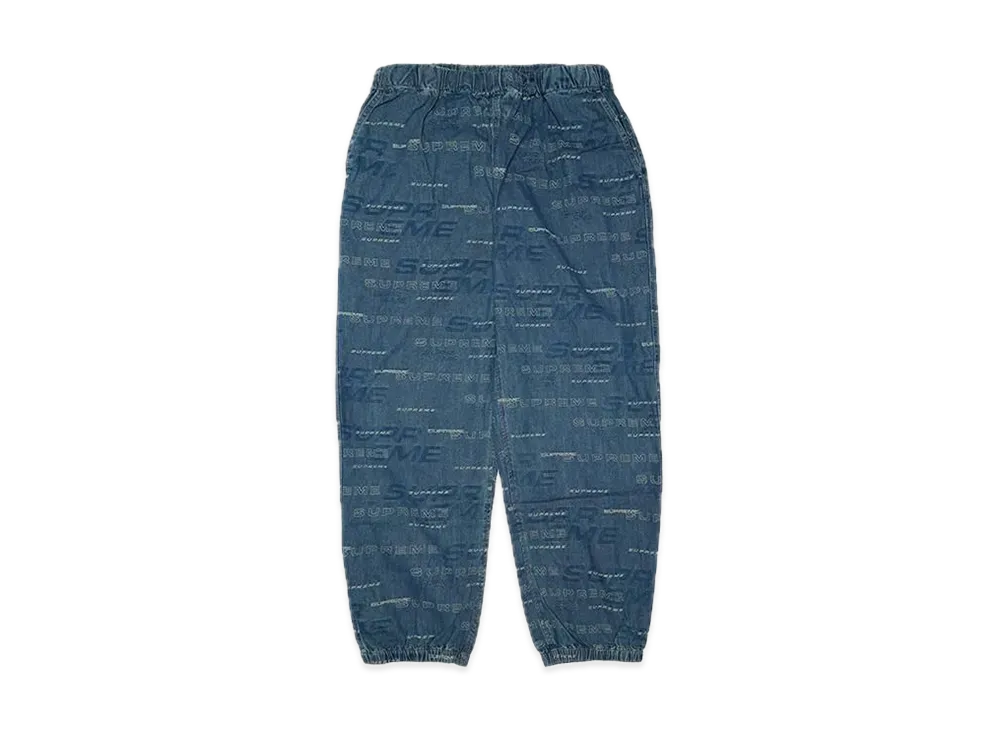 Supreme Dimensions Logo Denim Skate Pant "Blue"