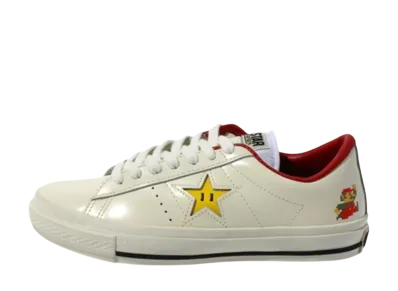 スーパー マリオ ブラザーズ × コンバース ワンスター OX "ホワイト"