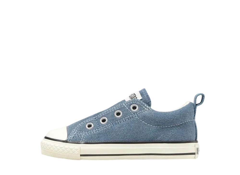 コンバース PS チャイルド オールスター N デニム スリップ OX "ブルー" (キッズ)